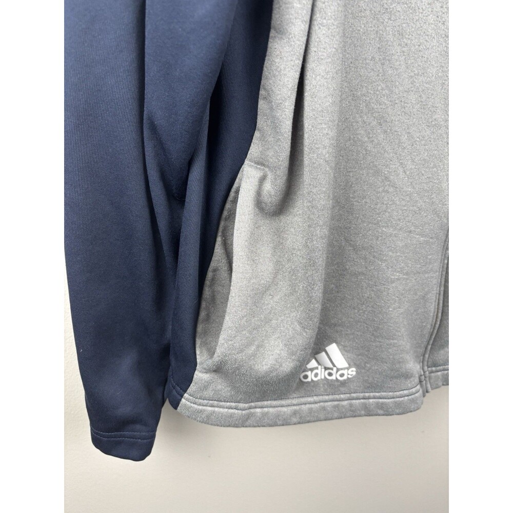 Adidas Indiana Pacers NBA Full Zip Jacket Gray/Navy/White Size Small - Picture 5 of 7